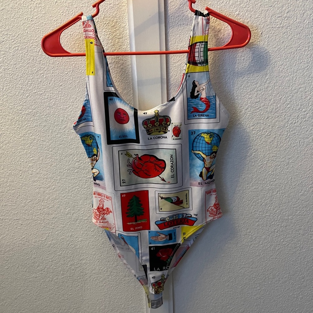 FOREVER 21 LOTERIA BODYSUIT